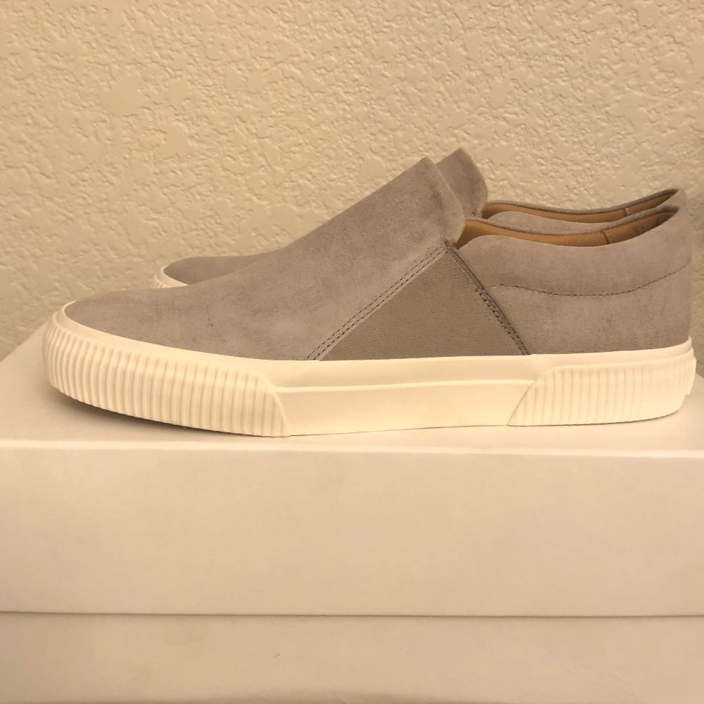 NIB Vince, Kelvin Flint Slip-Ons - Gray - Size 8